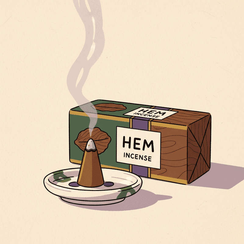 HEM Frankincense Incense Cones, Box of 10