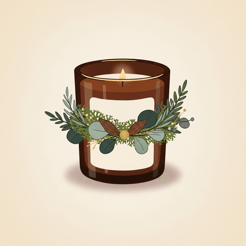 P.F. Candle Co. Amber & Moss Soy Candle