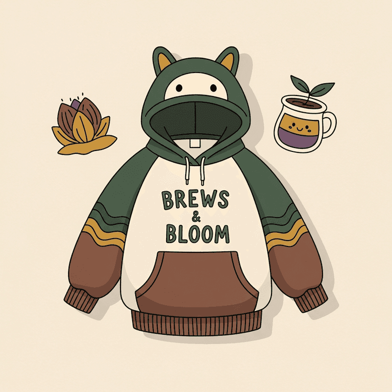Brews and Bloom Hoodie