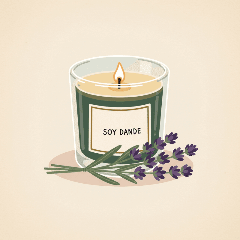 Mrs. Meyer's Lavender Scented Soy Candle, 4.9 oz
