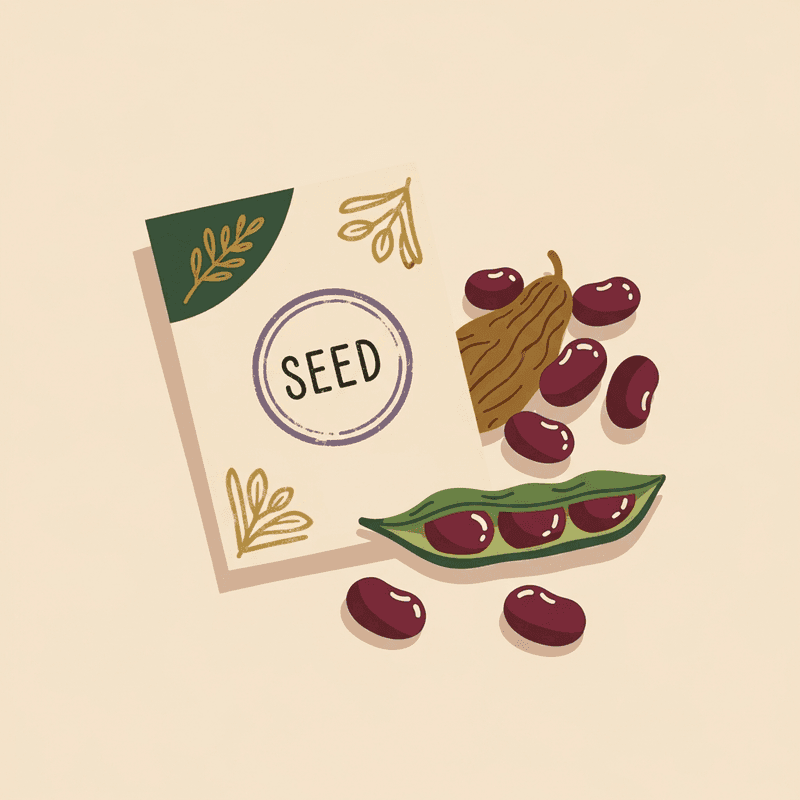 Seed Savers Exchange True Red Cranberry Bean Seeds