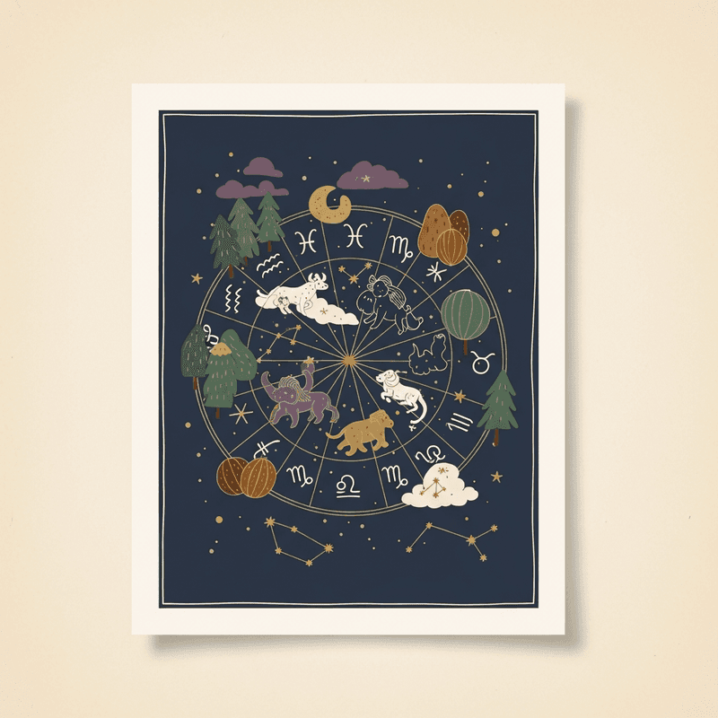 Celestial Star Map · Art Print