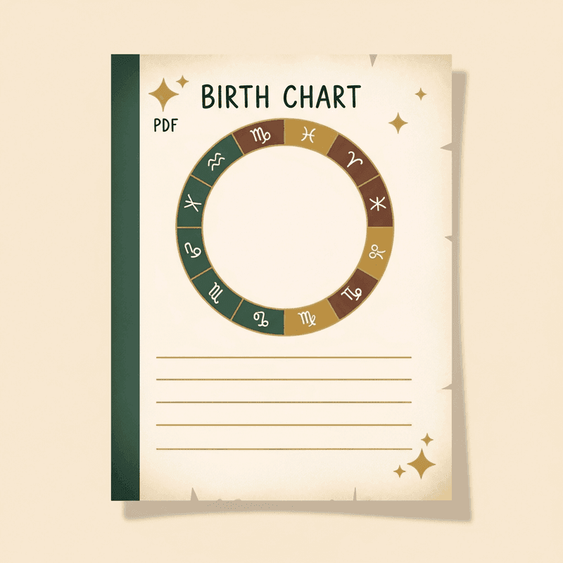 Birth Chart Worksheet (PDF)