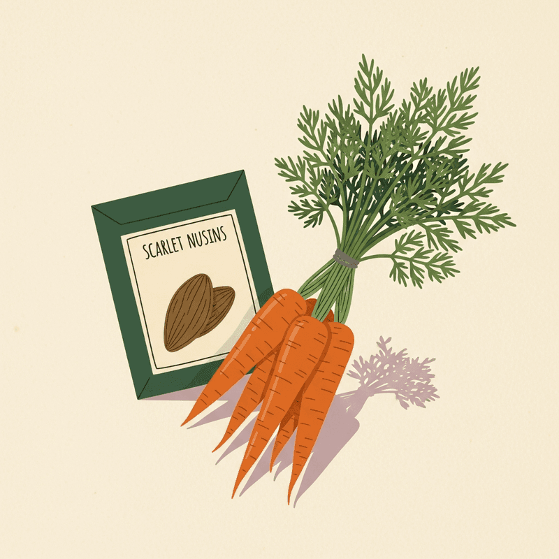 Botanical Interests Scarlet Nantes Carrot Seeds