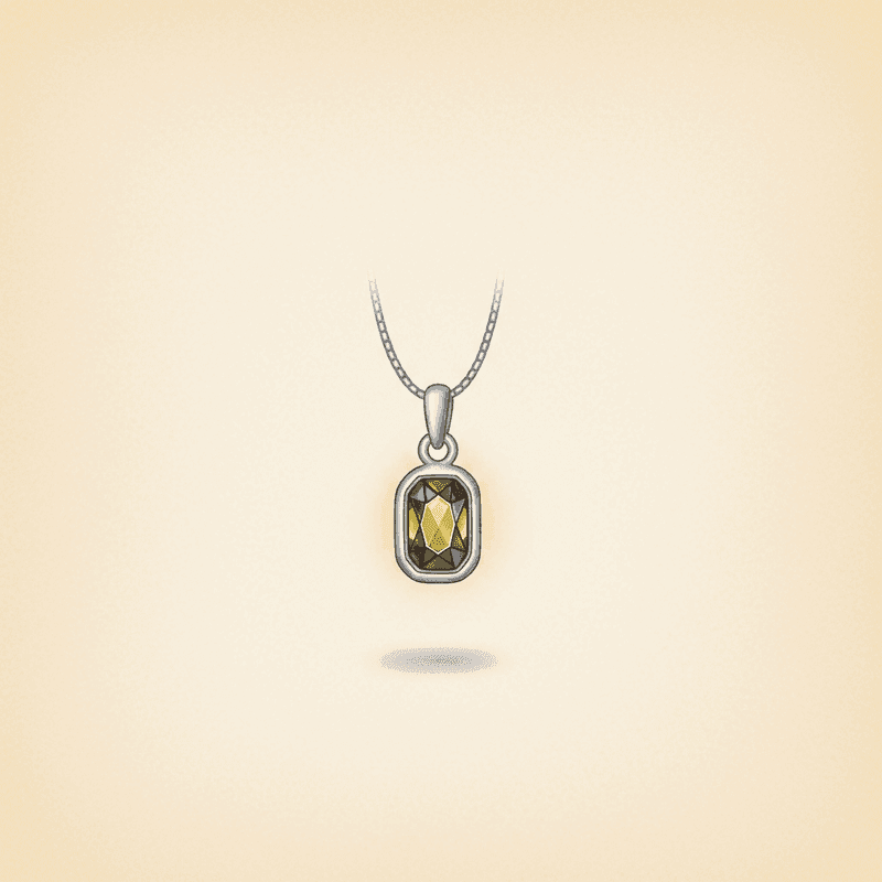 Birthstone Pendant · Sterling Silver