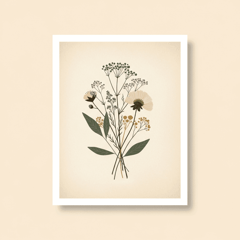 Pressed Wildflower · Art Print