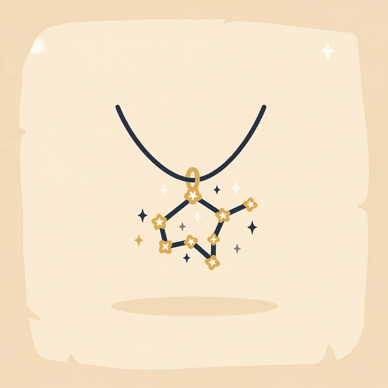 Zodiac Constellation Charm Necklace
