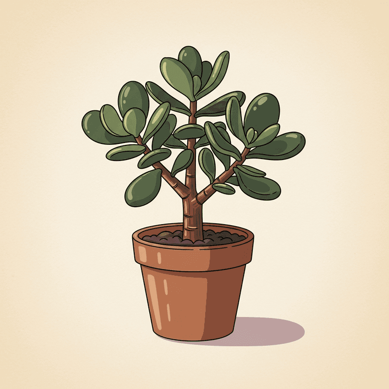 Jade Plant (Crassula ovata)