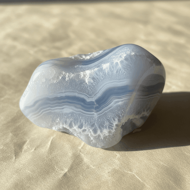 Blue lace agate