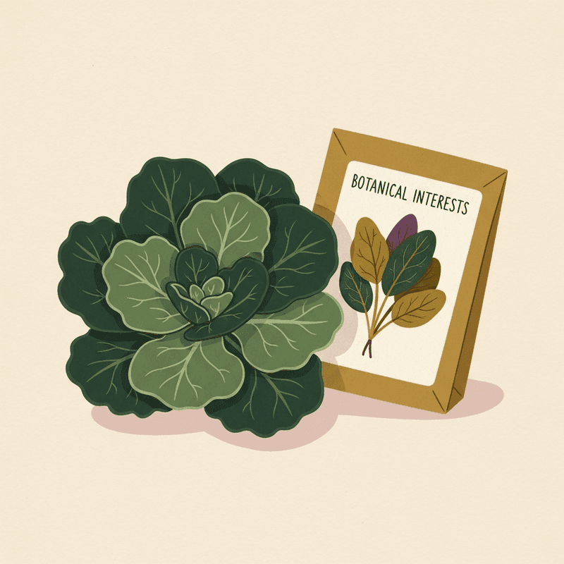 Botanical Interests Bloomsdale Long Standing Spinach Seeds