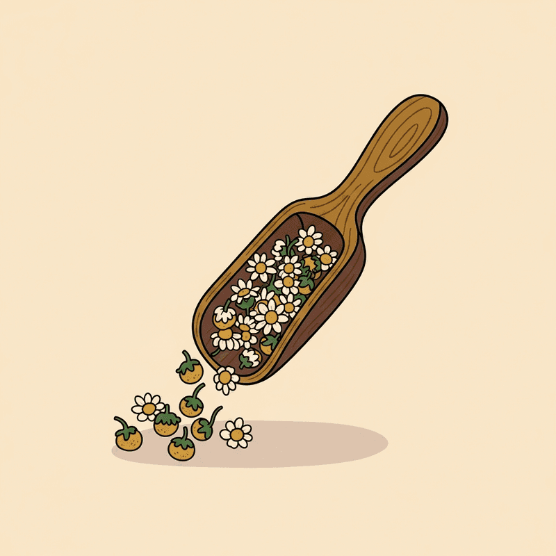 Dried Chamomile Flowers, 1 oz