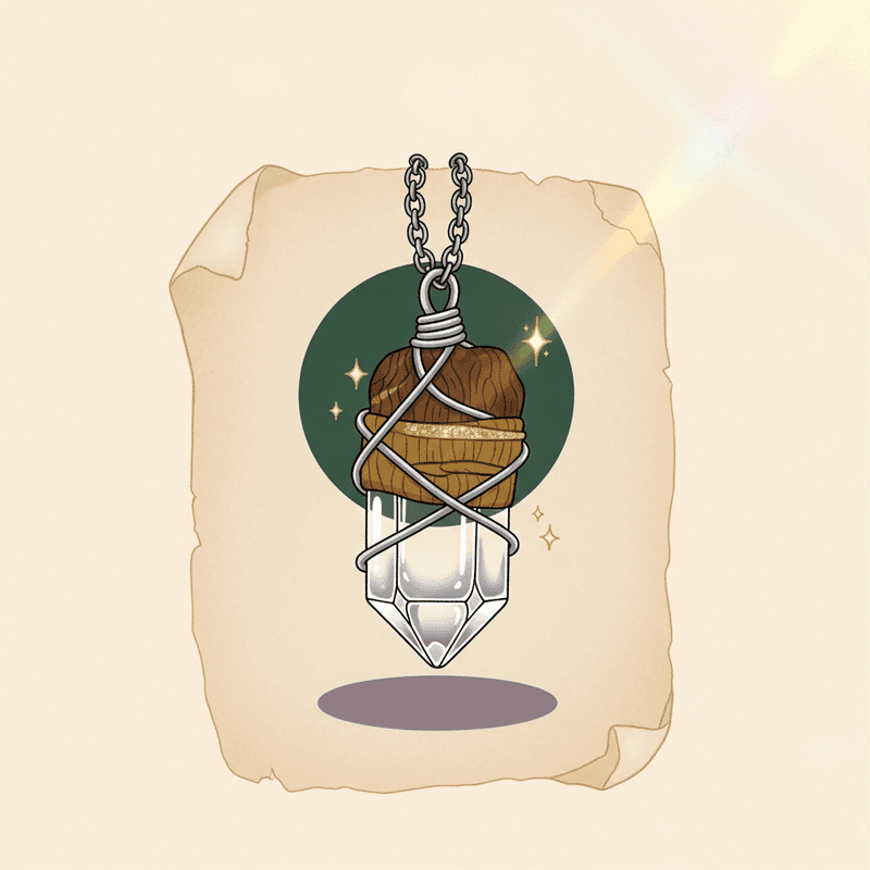 Clear Quartz Point Necklace