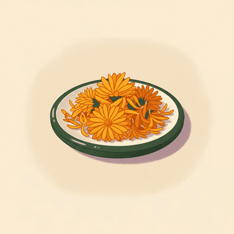 Dried Calendula Petals, 1 oz