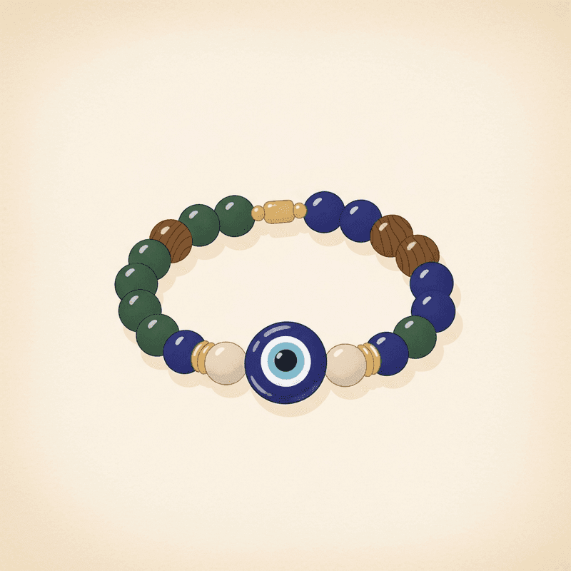 Evil Eye Beaded Bracelet
