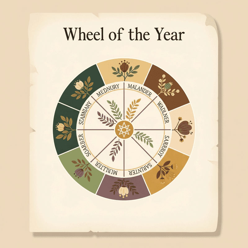 Wheel of the Year Printable (PDF)