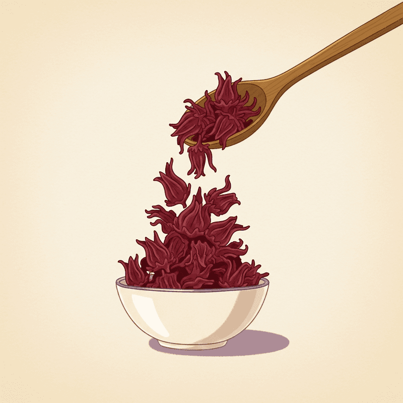 Dried Hibiscus Flowers, 1 oz