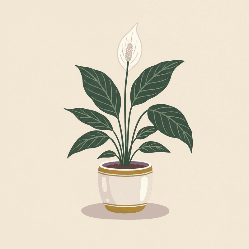 Peace Lily (Spathiphyllum)