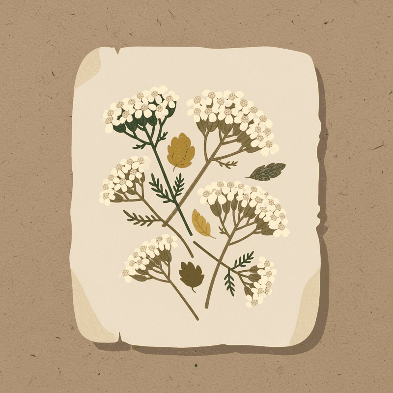 Dried Yarrow Flower, 1 oz