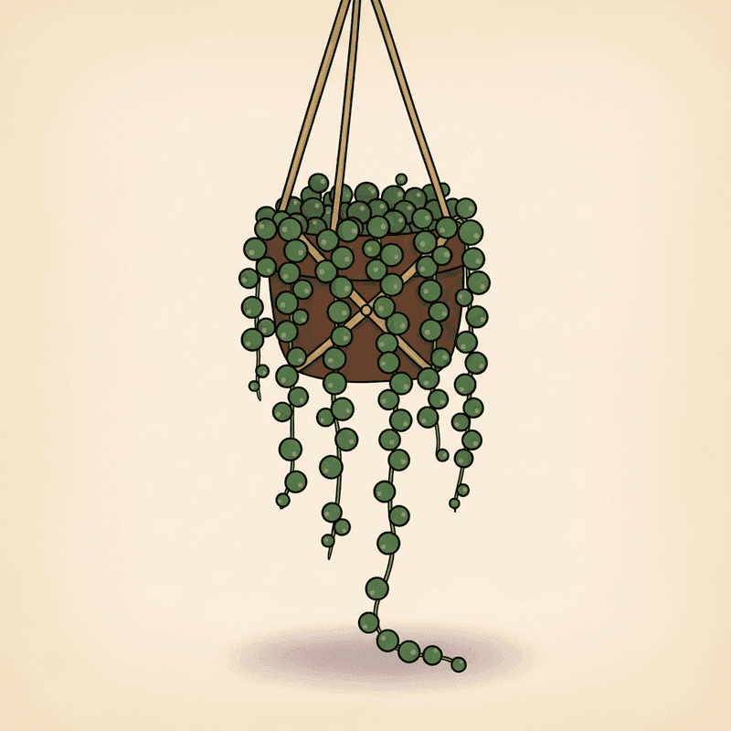 String of Pearls (Senecio rowleyanus)