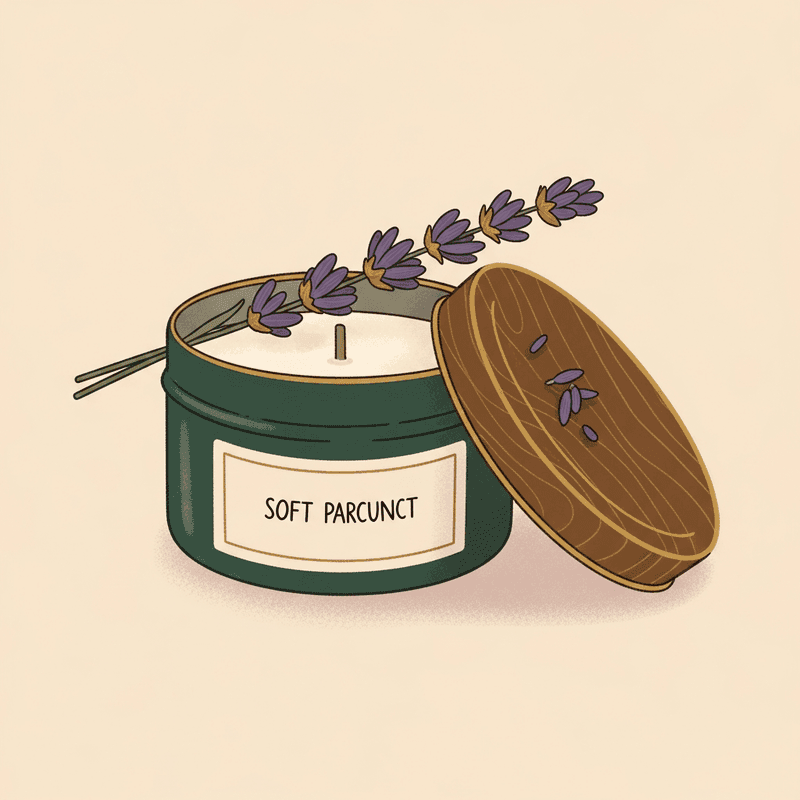 Lavender Vanilla Soy Candle, 9 oz Tin