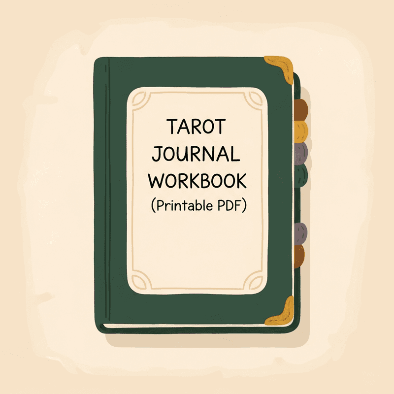Tarot Journal Workbook (Printable PDF)