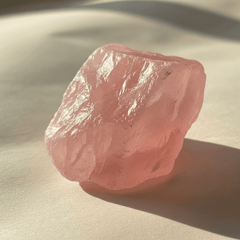 Raw Rose Quartz Chunk