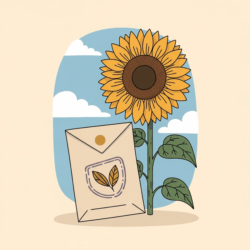 Seed Savers Exchange Mammoth Grey Stripe Sunflower Seeds