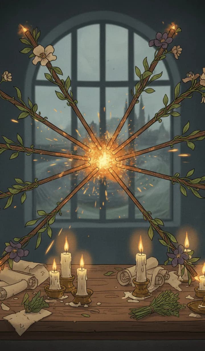 Eight of Wands