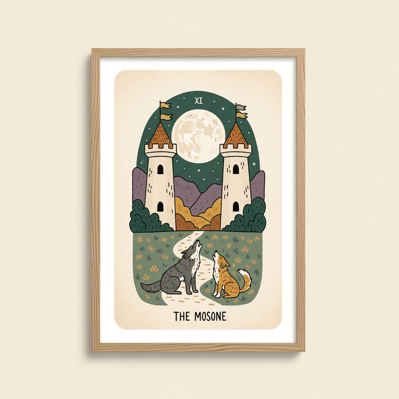 The Moon · Tarot Art Print