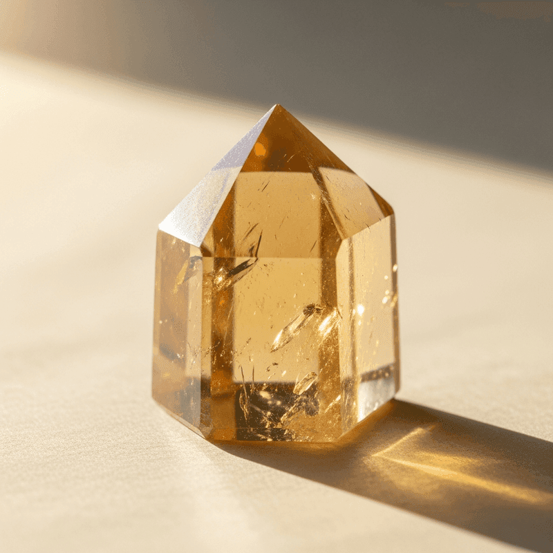 Natural Citrine Point