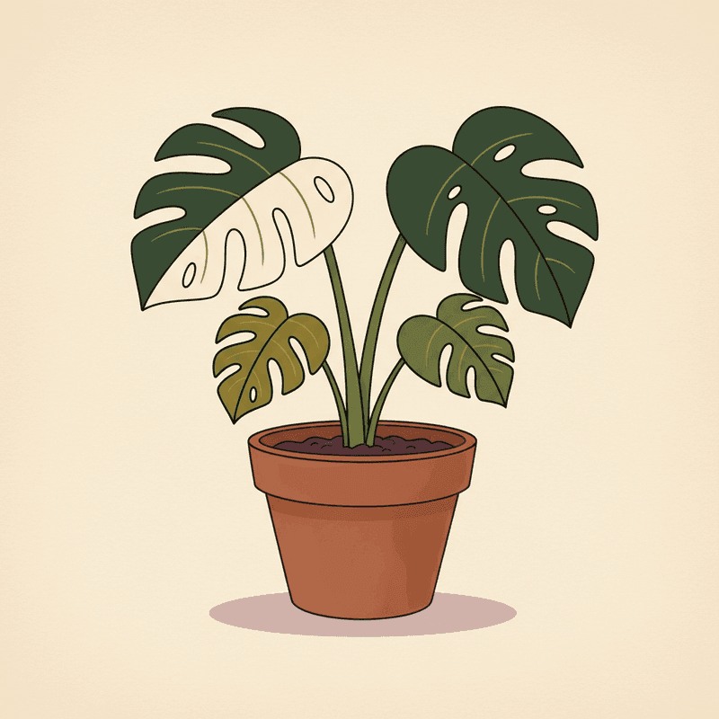 Monstera Deliciosa (Swiss Cheese Plant)