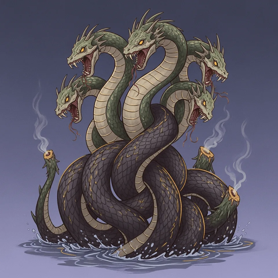 Hydra, Hydra, the many-headed
