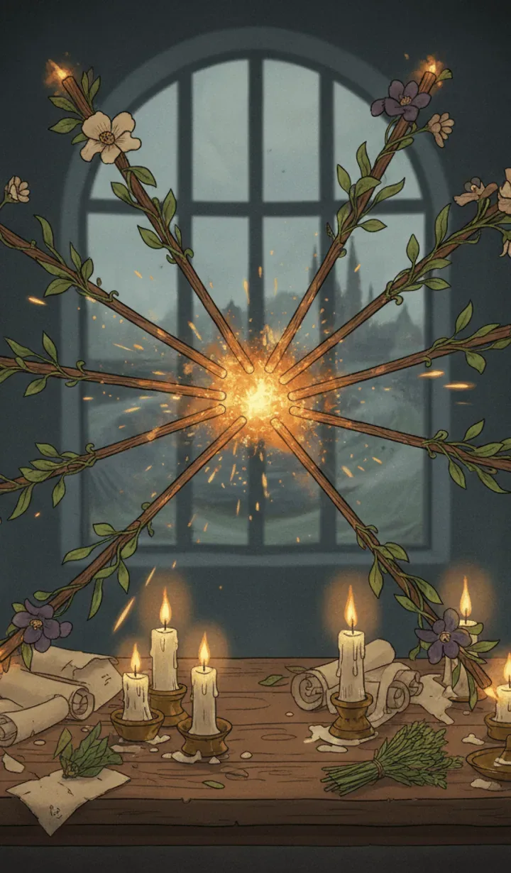 Eight of Wands