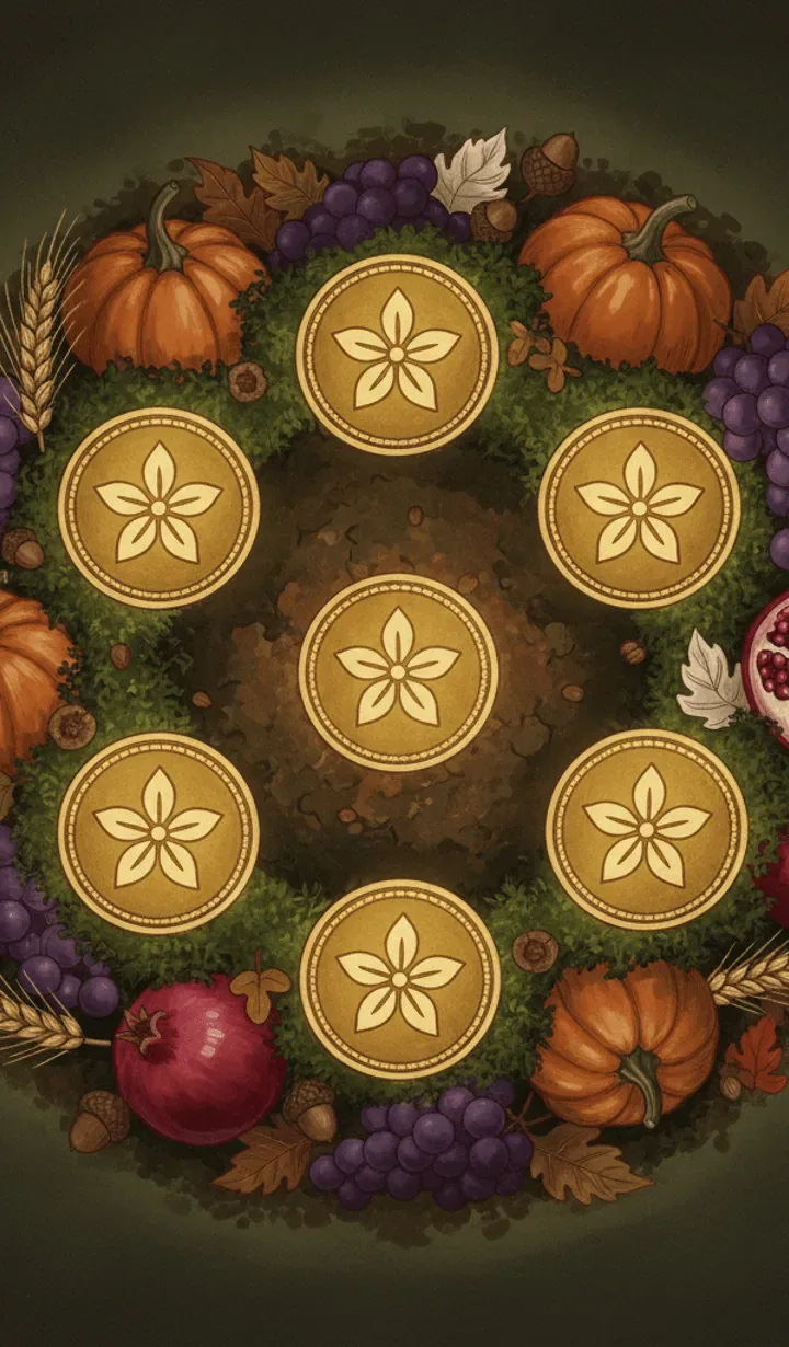 Nine of Pentacles